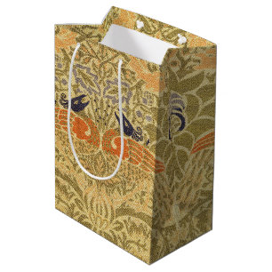 Sac Cadeau Moyen William Morris Peacock & Dragon Arts & Artisanat