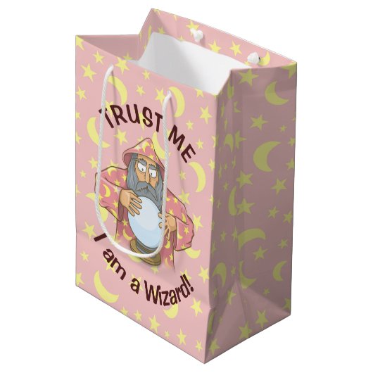 Sac Cadeau Moyen Wizard (Devant Angle)
