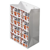 Sac Cadeau Moyen Woodland Créatures Baby shower du garçon (Dos Angle)