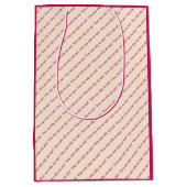 Sac Cadeau Moyen You Can Rely on Me Minimal Pattern & Quote Design (Devant)