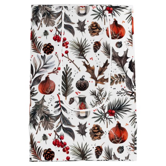 Sac Cadeau Moyen Yule, Pagan, Nordic, Solstice, Hiver, Noël (Dos)