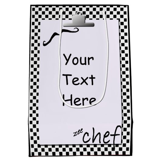 Sac Cadeau Moyen Zee Chef français MGB (Dos)