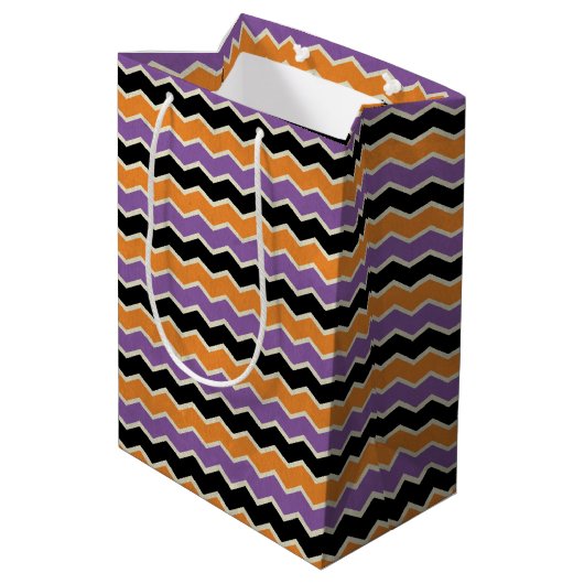 Sac Cadeau Moyen Zig Zag (Dos Angle)