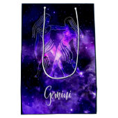 Sac Cadeau Moyen Zodiac : Gemini (Dos)