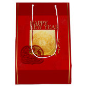 Sac Cadeau Moyen Zodiac signes Yin Yang Chinese Rat Year 2020 MGB (Dos)