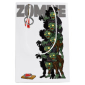 Sac Cadeau Moyen zombies (Devant)