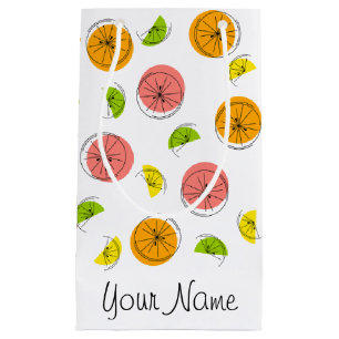 Sac cadeau multi-noms Citrus petit modèle