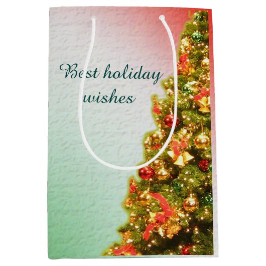 Sac cadeau multilingue de Noël (Devant)