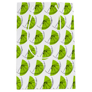 Sac cadeau multiple Citron Citrus moyen