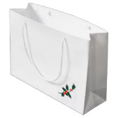 SAC CADEAU NOËL BULLDOG AVEC BAIGNOIRE ORANGE (Dos Angle)