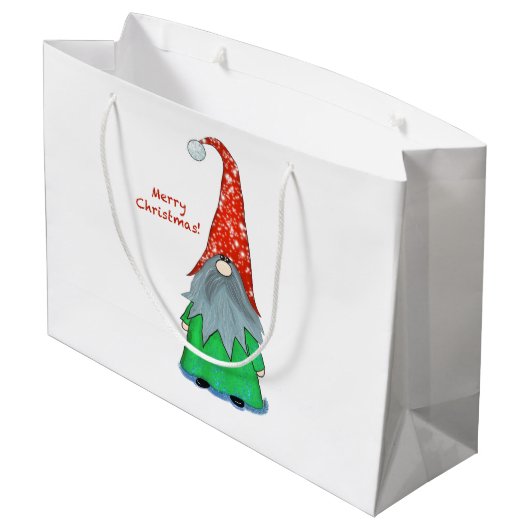 Sac cadeau Noël Gnome (Dos Angle)