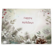 Sac cadeau Noël hiver (Devant)