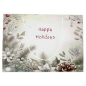 Sac cadeau Noël hiver (Dos)