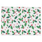 Sac cadeau Noël Holiday Holly (Dos)