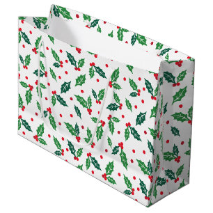 Sac cadeau Noël Holiday Holly