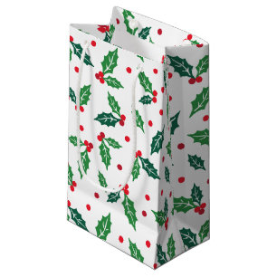 Sac cadeau Noël Holiday Holly