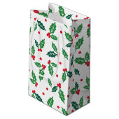 Sac cadeau Noël Holiday Holly (Dos Angle)