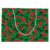 Sac cadeau Noël Holly (Dos)