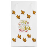 Sac cadeau Noël Homme en pain d'épices (Dos)