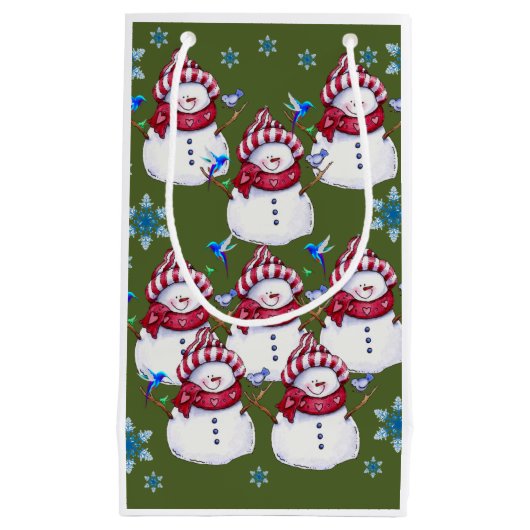 Sac cadeau Noël Snowman (Devant)