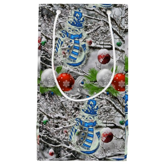 Sac cadeau Noël Snowman (Devant)