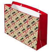 Sac cadeau Noël Snowmen (Dos Angle)