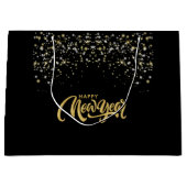 Sac cadeau noir élégant (Devant)