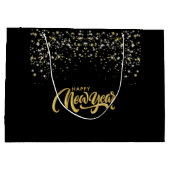 Sac cadeau noir élégant (Dos)