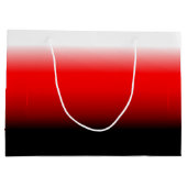 Sac cadeau noir, rouge et blanc (Dos)