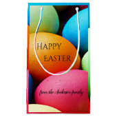 Sac cadeau OEufs de Pâques colorés (Devant)