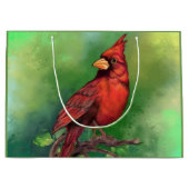 Sac Cadeau Oiseau Cardinal (Devant)