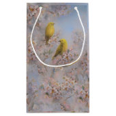 Sac Cadeau Oiseaux Jaunes (Dos)