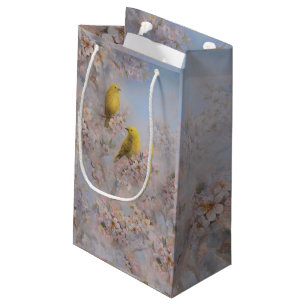 Sac Cadeau Oiseaux Jaunes