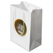 Sac cadeau orange jaune 2024 (Dos Angle)