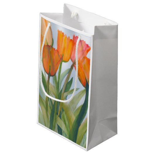 Sac cadeau Orange Tulip (Dos Angle)