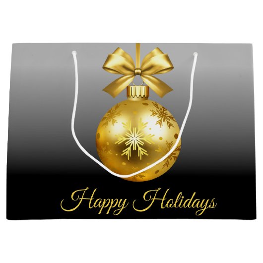 Sac cadeau Ornament Or (Devant)