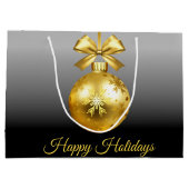 Sac cadeau Ornament Or (Dos)