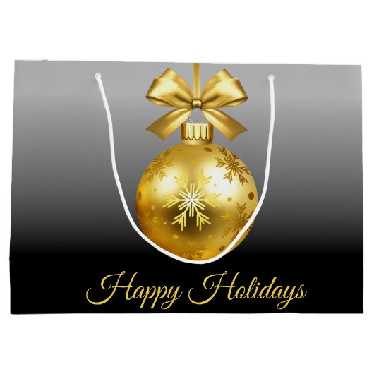 Sac cadeau Ornament Or (Dos)