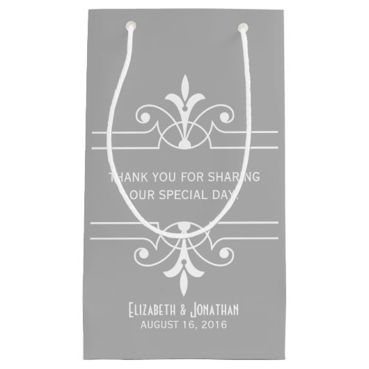 Sac cadeau ornemental Gray Fancy (Devant)