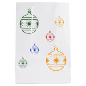 Sac cadeau - Ornements de Noël (Dos)