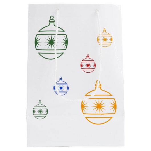 Sac cadeau - Ornements de Noël (Dos)