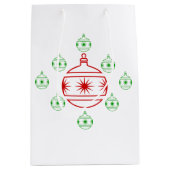 Sac cadeau - Ornements de vacances (Devant)