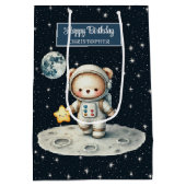 Sac cadeau Ours de l'Espace Personnalisé pour Anni (Dos)