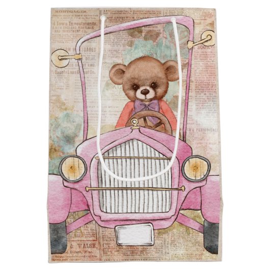 Sac Cadeau Ours en Peluche (Dos)