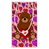 Sac cadeau Ours en peluche de Saint-Valentin (Dos)