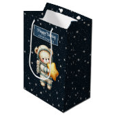 Sac cadeau Ours en peluche personnalisé pour la so (Devant Angle)