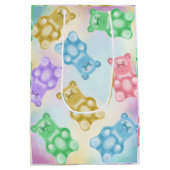 Sac cadeau Ours Gummy Cute Moderne Réaliste Person (Dos)