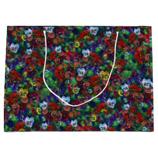 Sac cadeau Pansy (rouge)