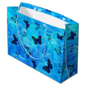 Sac cadeau Papillon bleu (Dos Angle)