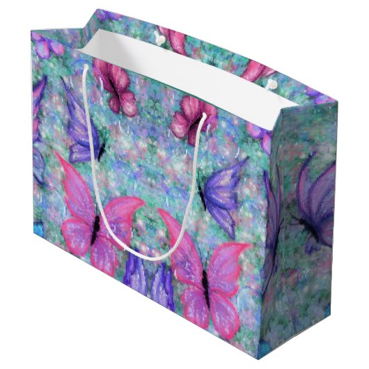 Sac Cadeau Papillons (Dos Angle)